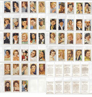 FAMOUS STARS: Set Of 48 CIGARETTE CARDS With Great Stars ( '20s Or '30s Π) (real Photo Types)  3,70Χ6,70 Cent - GALLAHER - Gallaher