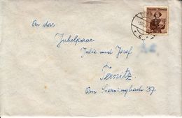 BM559 Konvolut 5 Stk. Briefkuverts Österreich, Gelaufen, Trachten, Verschiedene Post-Stempel - Other & Unclassified