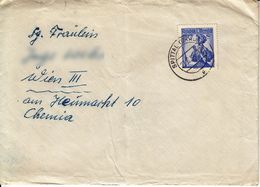 BM562 Konvolut 5 Stk. Briefkuverts Österreich, Gelaufen, Trachten, Verschiedene Post-Stempel - Other & Unclassified