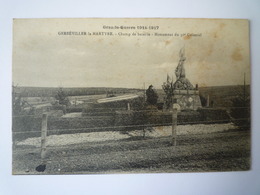 GP 2019 - 1264  GERBEVILLER-la-MARTYRE (Meurthe-et-Moselle)  :  Champ De Bataille  -  Monument Du 36è Colonial  1918  XX - Gerbeviller