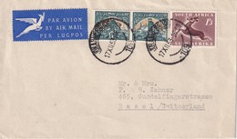 AFRIQUE DU SUD 1953 PLI AERIEN DE JOHANNESBURG POUR BALE - Posta Aerea