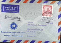 DDR: Ausl-Lp-Ds-Bf M. 20 Pf "750 Jahre Dresden" Portogenau(10+10)-gesuchte Sendungsart Für Dieses Porto; 3.6.57 Knr: 525 - Correo Aéreo