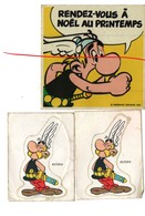 Objets Dérivés BD Astérix Autocollants Vignettes Stickers Dargaud éditeur 1976 + 2 Vache Qui Rit - Stickers