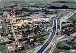 78-BONNIERES- VUE PANORAMIQUE GENERALE ET L'AUTOROUTE - Bonnieres Sur Seine