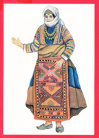 CP-ARMÉNIE- Femme En Costume Traditionnel Arménien *Inédite  * 2 SCANS - Armenia