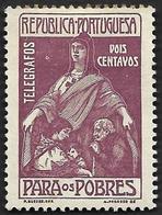 PORTUGAL  1915 -  Télégraphes  N° 1 - Surtaxe Pour Les Pauvres  - NEUF* - Neufs