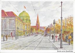 Posen, Poznan (Pologne) Partie An Der Pauli Kirche - Illustration Occupation Allemande (drapeau Nazi, Croix Gammée) - Pologne