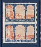 N° 263bVARIETE ALCERIE ** TENANT A NORMAL * - Unused Stamps