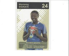 HANDBALL  EQUIPE DE FRANCE   MARIAMA SIGNATE   ****     A SAISIR  **** - Pallamano