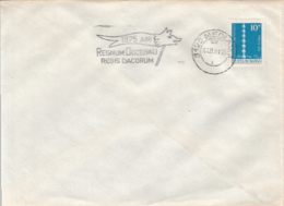 78952- DECEBALUS- KING OF DACIA, SPECIAL POSTMARK ON COVER, ENDLESS COLUMN STAMP, 1981, ROMANIA - Lettres & Documents