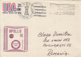 78996- APOLLO 16 MISSION, COSMOS, SPACE, SPECIAL COVER, 1972, USA - North  America