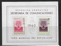 ARGENTINA     1960 World Refugee Year ** - Unused Stamps