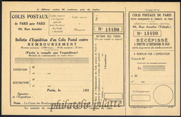 -France Colis Postaux Paris Pour Paris 194** - Other & Unclassified