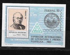 ARGENTINA   1979 "Prenfil 80" - International Exhibition Of Philatelic Literature And Journalism, Buenos Aires ** - Nuevos