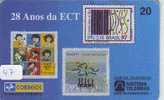 Timbres Sur Télécarte STAMPS On PHONECARD (47) - Stamps & Coins