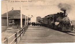 Weyburn - C.P.R.  Station - Steamtrain - Stoomtrein - Bloom Brothers - C - Saskatoon