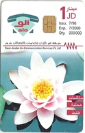 Jordan - Alo - Chrysanthemum Flower, 07.1998, 200.000ex, Used - Jordanie