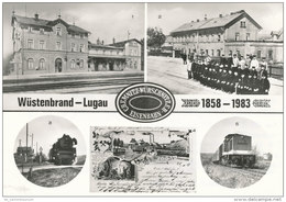Wüstenbrand / Lugau / Hohenstein-Ernstthal / Eisenbahn / Train / Bahnhof / Station / Gare / Chemin De Fer (D-A19) - Hohenstein-Ernstthal