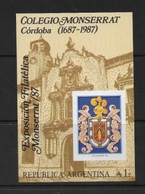 ARGENTINA   1987 The 300th Anniversary Of Monserrat College  ** - Neufs