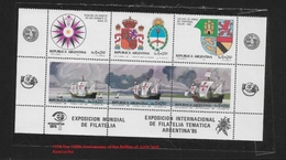 ARGENTINA   1984 International Stamp Exhibitions "ESPAÑA '84" - Madrid, Spain & "ARGENTINA '85" - Buenos Aires, Arge  ** - Nuevos
