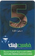 Jordan - Fastlink - Faces (Talking Silently), Prepaid 9JD, Exp. 09.07.2008, Used - Jordanië