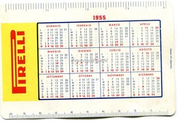 Calendario-Calendarietto-Calendrier-Kalender-Calendar-ADVERTISING-VINTAGE 1955"PIRELLI"-Completo E Originale 100% - Kleinformat : 1941-60