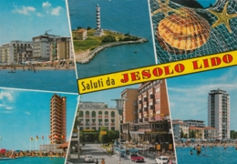 Lido Di Jesolo Italy Lighthouse Postcard Phare Leuchtturm Faro 1976 - Phares