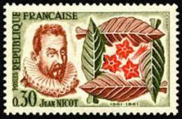 France Végétaux N° 1286 ** Jean Nicot - Diplomate Et Philologue - Importateur Du Tabac - Tobacco