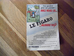 Journal Le Figaro Publicité à Colorier ,pardon En Bretagne ,2 Scans , 14 X 20 CM  Port Gratuit - Autres & Non Classés