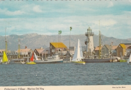 Marina Del Rey California Lighthouse Postcard Phare Leuchtturm Faro 1975 - Phares