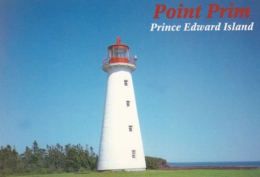 Prince Edward Island Canada Point Prim Lighthouse Postcard Phare Leuchtturm Faro - Phares