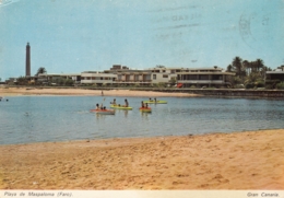 PLaya De Maspaloma Gran Canaria Spain Lighthouse Postcard Phare Leuchtturm Faro 1970 - Phares