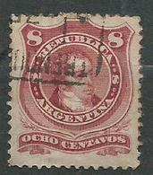 Timbre Argentine 1879 Yvt N°38 8 Centavos - Usados