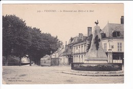 545 - VENDOME - Le Monument Aux Morts Et La Mail - Vendome