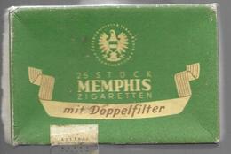 Ancien Paquet Vide En Carton De 25 Cigarettes Memphis - Estuches Para Cigarrillos (vacios)