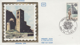 Enveloppe  FDC    1er   Jour    ANDORRE    EUROPA    1979 - 1979