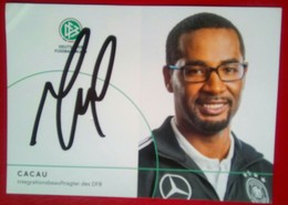 Cacau  ( Claudemir  Jeronimo Barreto )   Signed Card - Autografi