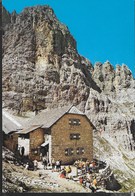 DOLOMITI - RIFUGIO VICENZA AL SASSOLUNGO - TIMBRO DEL RIFUGIO - FOTO GHEDINA - Alpinisme