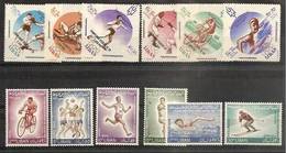 1961/63 Libano Lebanon OLIMPIADI ITALIA - ITALY OLYMPICS + GIOCHI MEDITERRANEO 2 Serie Con Aerea MNH** - Libanon