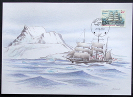 GREENLAND 2003   Ships       Minr.381  Cards     ( Lot 2048) - Cartas & Documentos