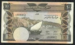 YEMEN D.R. P9b 10 DINARS 1984 Signature 4 AVF - Yemen