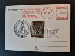 Österreich- Freistempel FDC Beleg Mit Freistempel 200 Jahre Diözese Linz - Machines à Affranchir (EMA)