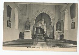 60 Oise - Delincourt Intérieur De L'église 1916 - Other & Unclassified