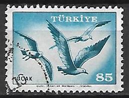 TURQUIE    -   Aéro   -   1959 .  Y&T N° 41  Oblitéré.   Mouettes - Posta Aerea