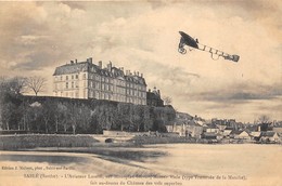 72-SABLE- L'AVIATEUR LUSETTI SUR MONOPLAN BLERIOT .... - Sable Sur Sarthe