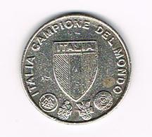 // ITALIA CAMPIONE DEL MONDO - 12 CAMPIONATO DEL MONDO SPAGNA 1982 - Monedas Elongadas (elongated Coins)