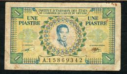 FRENCH INDOCHINA  P104 1953 F-VF   NO P.h. - Indochine