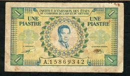 FRENCH INDOCHINA  P104 1953 F-VF   NO P.h. - Indocina