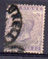 Sello Nº 41  Belgica - 1883 Léopold II