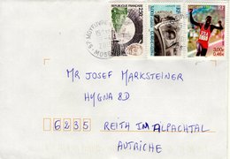 Auslands - Brief Von 57 Moyeuvre-Grande Mit 8,50 Franc Schöner Mischfrankatur 2019 - 2018-2023 Marianne L'Engagée